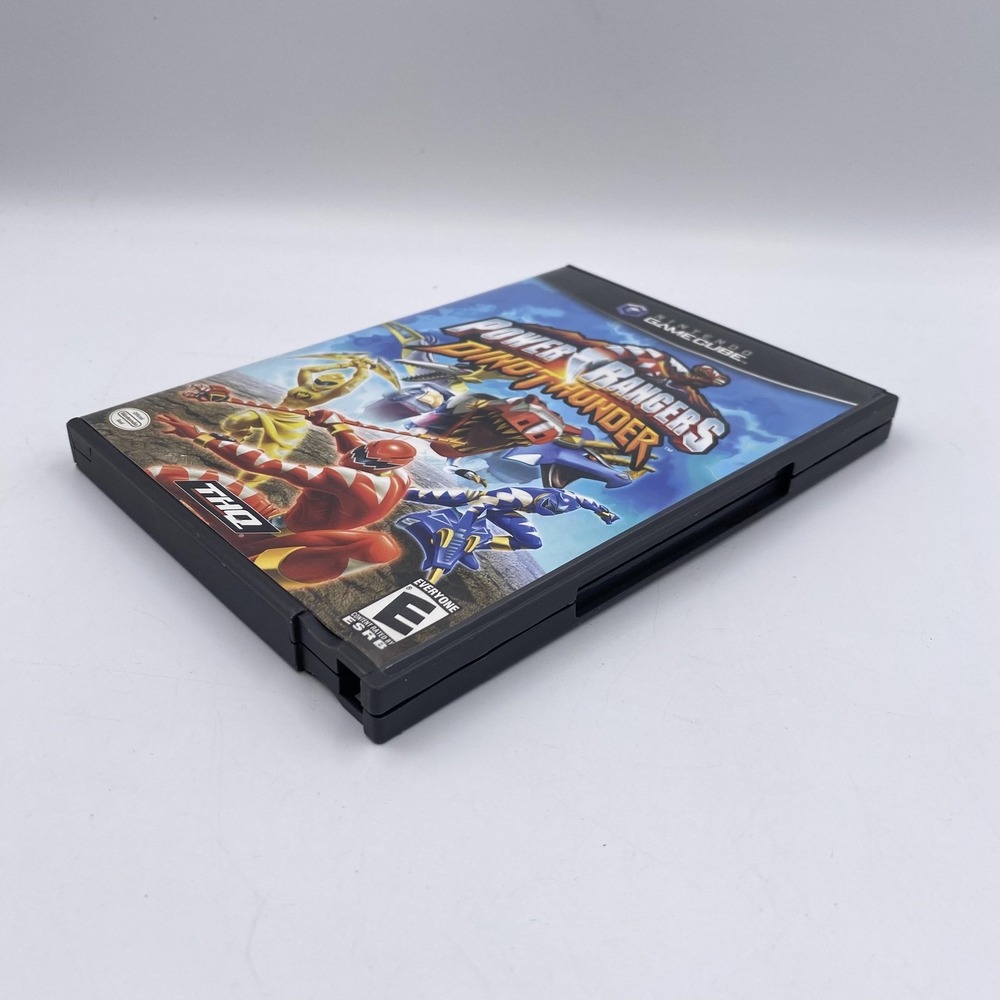Vintage Power Rangers Dino Thunder Nintendo GameCube Video Game Case Disc THQ - Picture 4 of 9